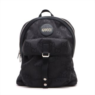 グッチ(Gucci)のグッチ オフザグリッド ナイロン×レザー  ブラック レディース リュック(リュック/バックパック)