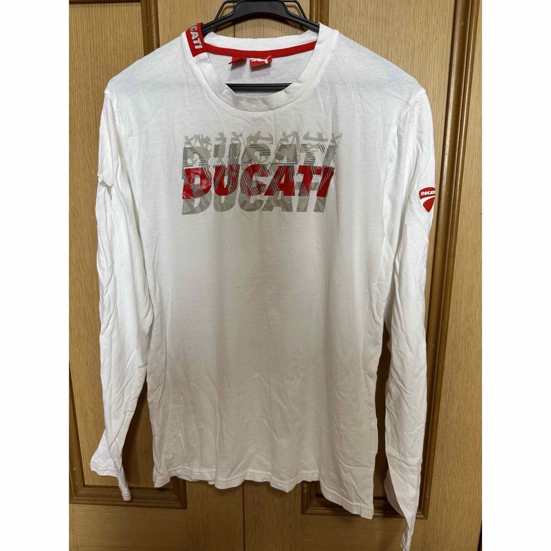 Ducati(ドゥカティ)のDUCATI ドゥカティ　PUMA プーマ　長袖Tシャツ　長T メンズL メンズのトップス(Tシャツ/カットソー(七分/長袖))の商品写真