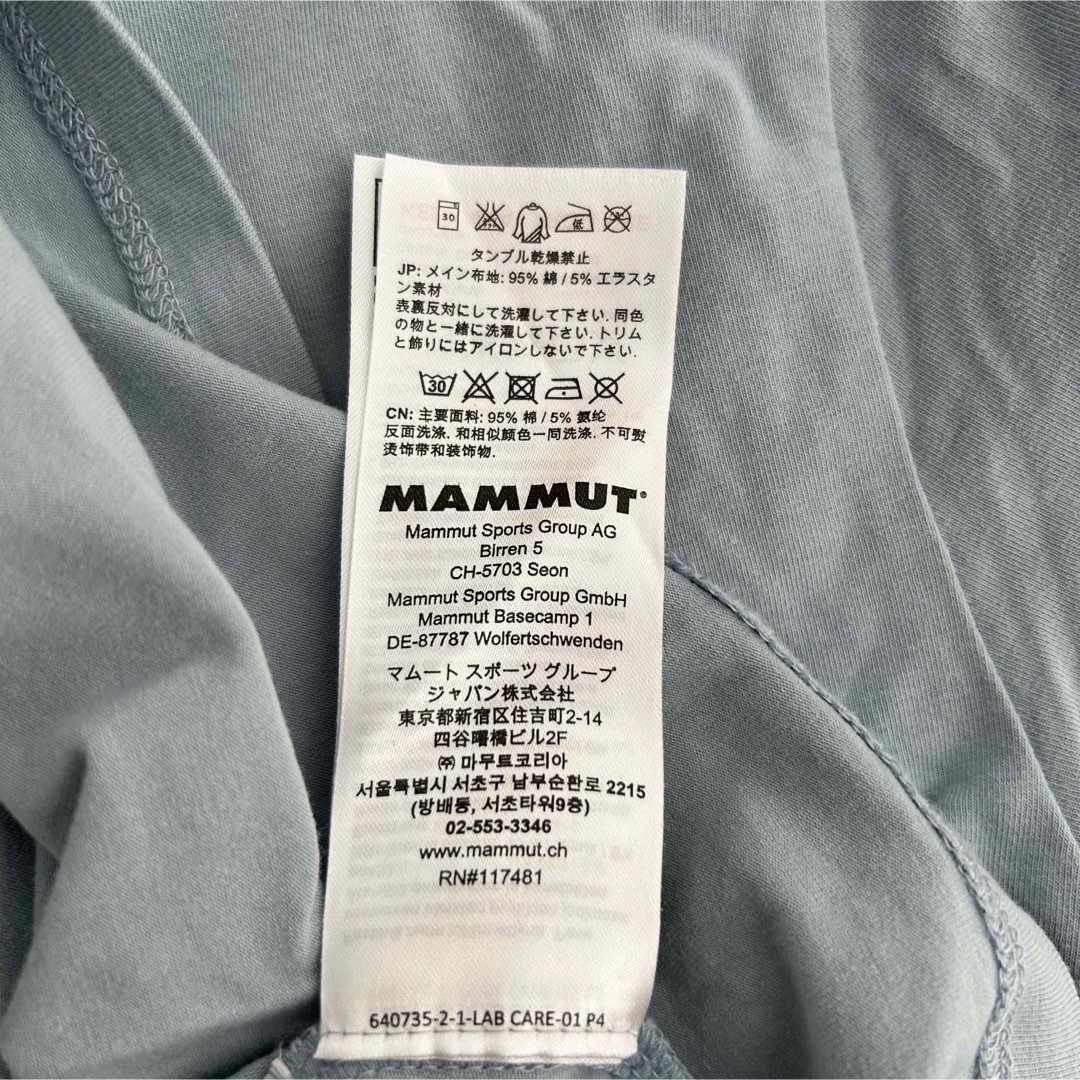 Mammut(マムート)のマムート　レディース　半袖Tシャツ　Mサイズ レディースのトップス(Tシャツ(半袖/袖なし))の商品写真