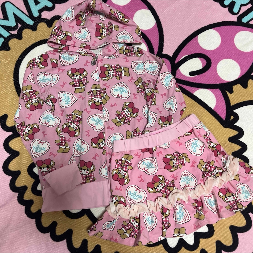 EARTHMAGIC(アースマジック)のアースマジック♡セットアップ キッズ/ベビー/マタニティのキッズ服女の子用(90cm~)(ワンピース)の商品写真