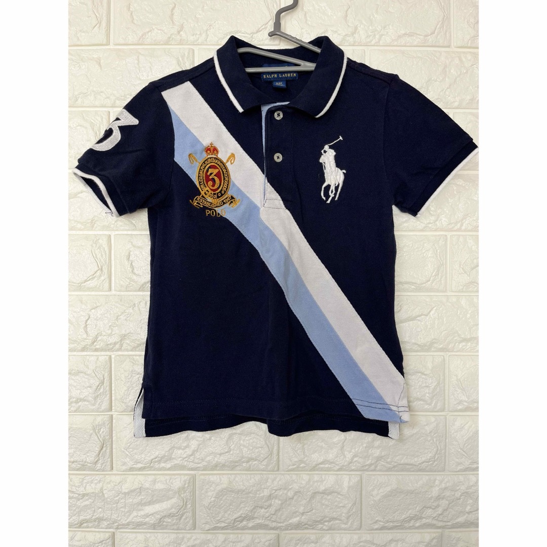 POLO RALPH LAUREN(ポロラルフローレン)のポロラルフローレン 半袖 半袖シャツ Tシャツ ポロシャツ ビックポニー 100 キッズ/ベビー/マタニティのキッズ服男の子用(90cm~)(Tシャツ/カットソー)の商品写真