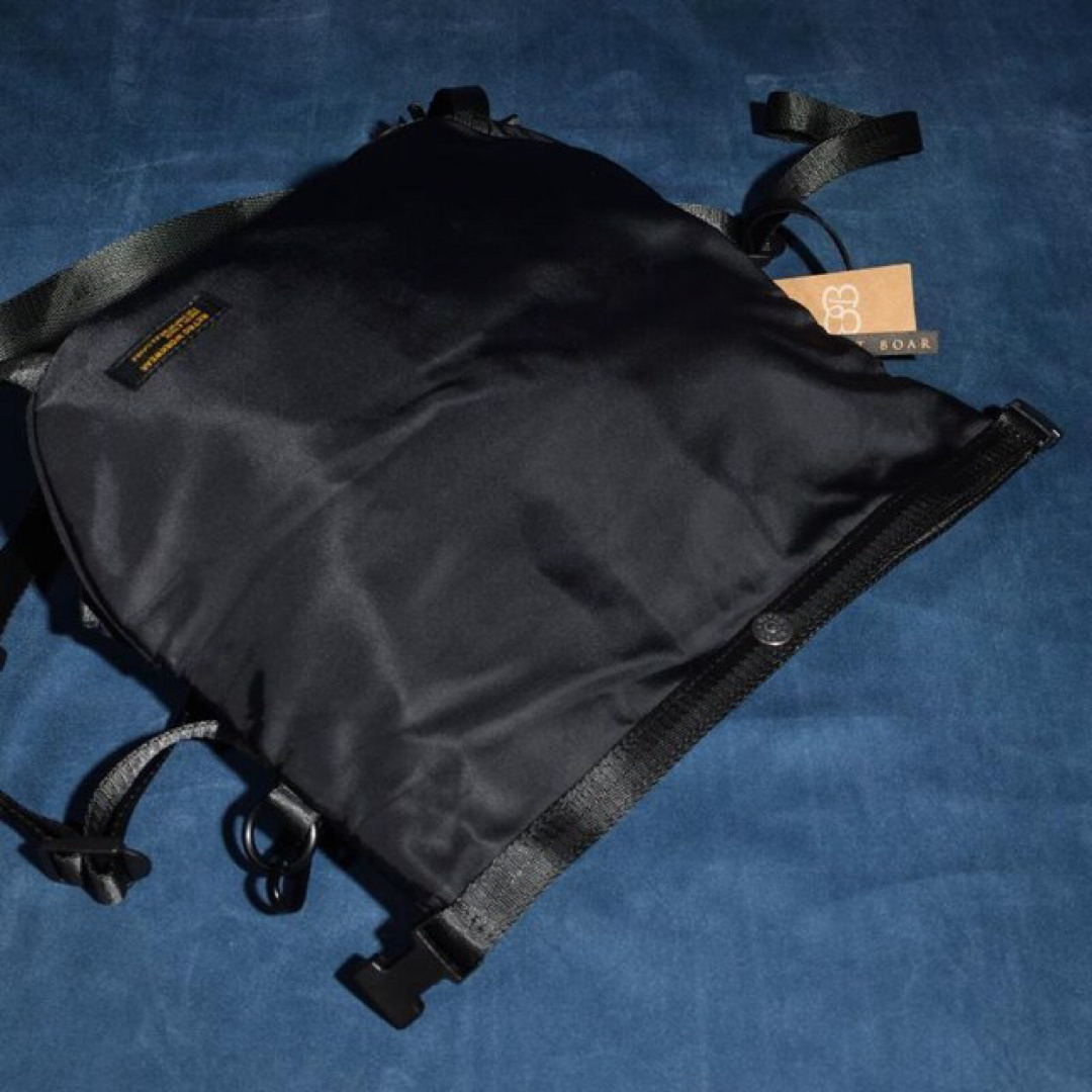 ◆Spalla 防水ミリタリーショルダーバッグ アウトドア ブラック◆黒k26 メンズのバッグ(ショルダーバッグ)の商品写真