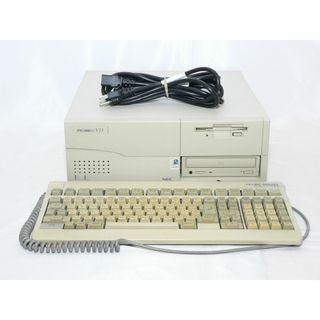 エヌイーシー(NEC)のNEC PC-9821V13 本体MSDOS6 キーボード セット動作品(デスクトップ型PC)