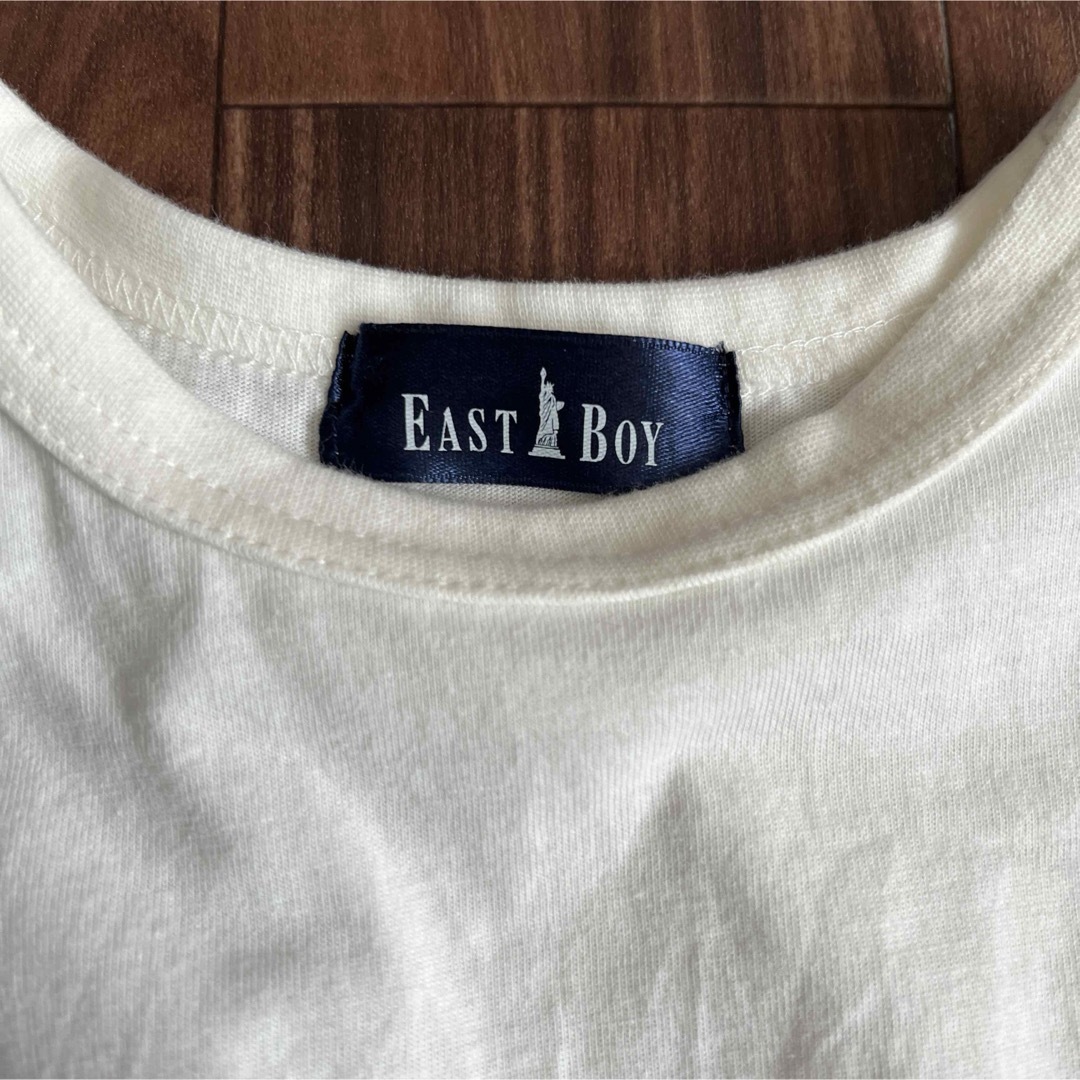 EASTBOY(イーストボーイ)の【美品】EASTBOY チュニックTシャツ 110cm キッズ/ベビー/マタニティのキッズ服女の子用(90cm~)(Tシャツ/カットソー)の商品写真