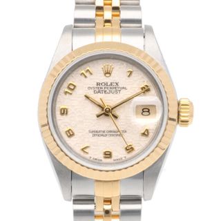 ロレックス(ROLEX)のロレックス デイトジャスト オイスターパーペチュアル 腕時計 時計 ステンレススチール 69173 自動巻き レディース 1年保証 ROLEX  中古(腕時計)