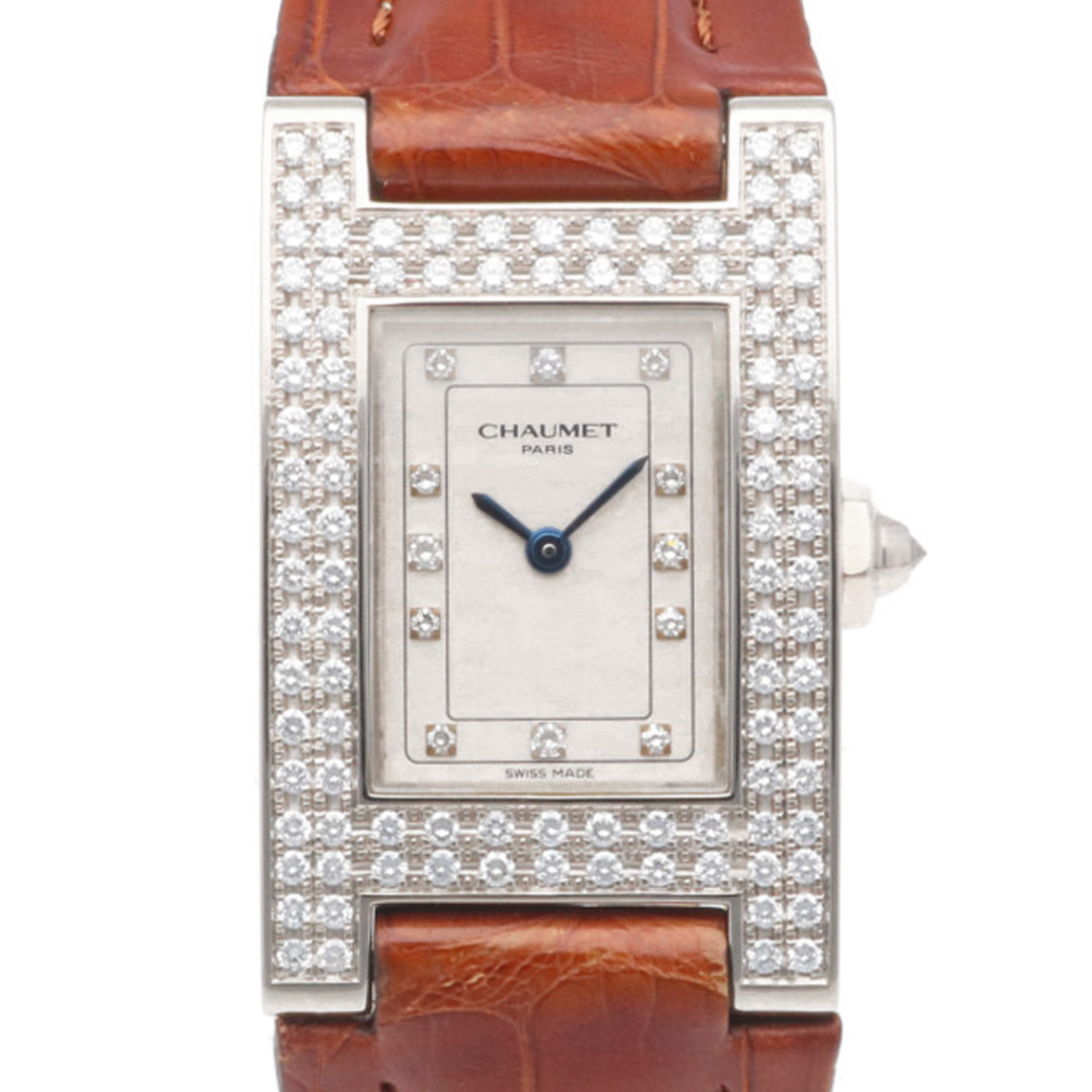 CHAUMET(ショーメ)のショーメ スティルドゥショーメ 腕時計 時計 18金 K18ホワイトゴールド クオーツ レディース 1年保証 Chaumet  中古 レディースのファッション小物(腕時計)の商品写真