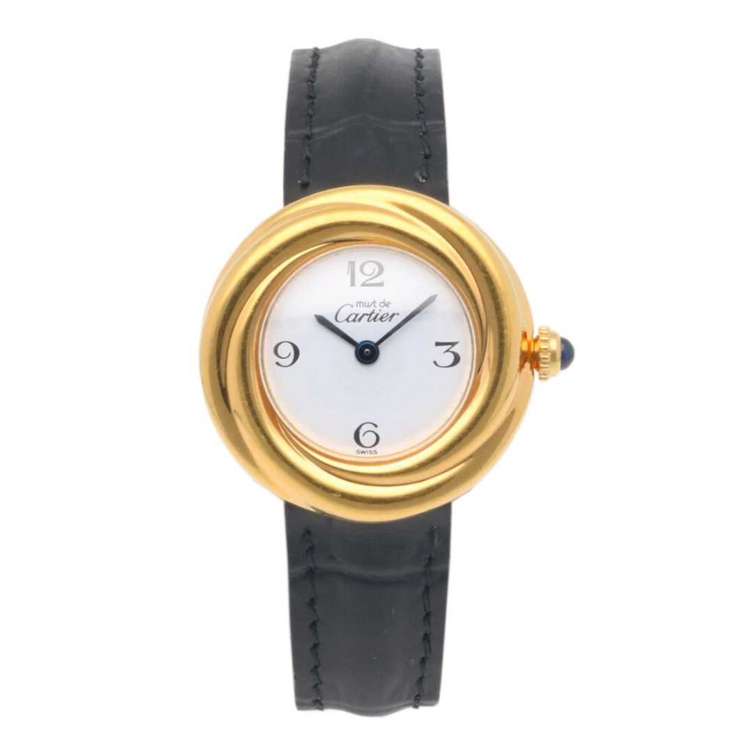 Cartier(カルティエ)のカルティエ マストヴェルメイユ トリニティ 腕時計 時計 GP 2735 クオーツ レディース 1年保証 CARTIER  中古 レディースのファッション小物(腕時計)の商品写真