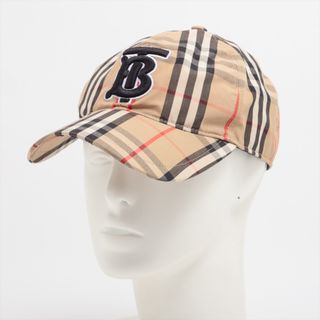 バーバリー(BURBERRY)のバーバリー TBモノグラム チェック コットン Ｍ ベージュ ユニセックス(キャップ)