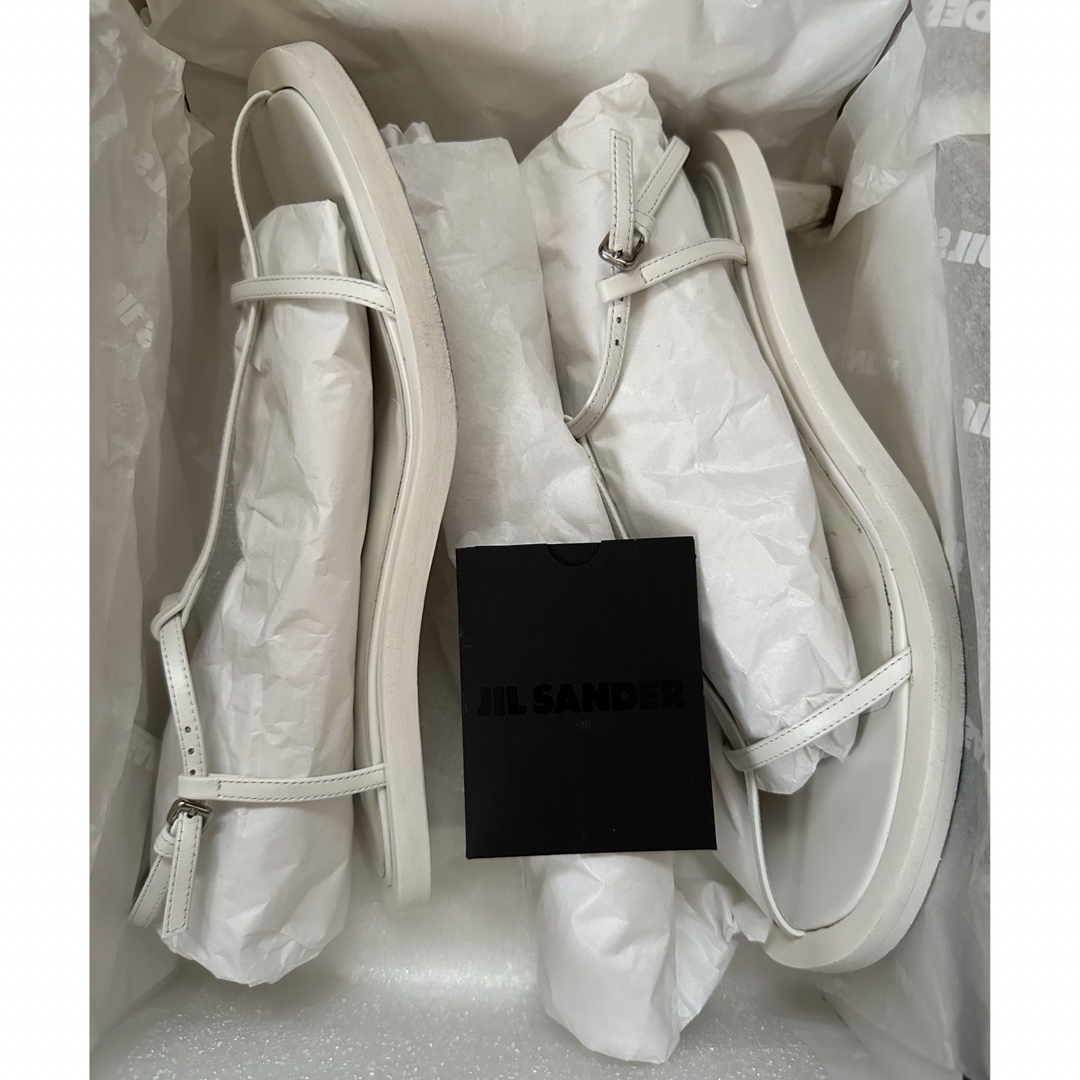 Jil Sander(ジルサンダー)のjilsander⭐︎白サンダル⭐︎ジルサンダー38 レディースの靴/シューズ(サンダル)の商品写真