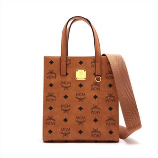 エムシーエム(MCM)のMCM  レザー  ブラウン レディース ハンドバッグ(ハンドバッグ)