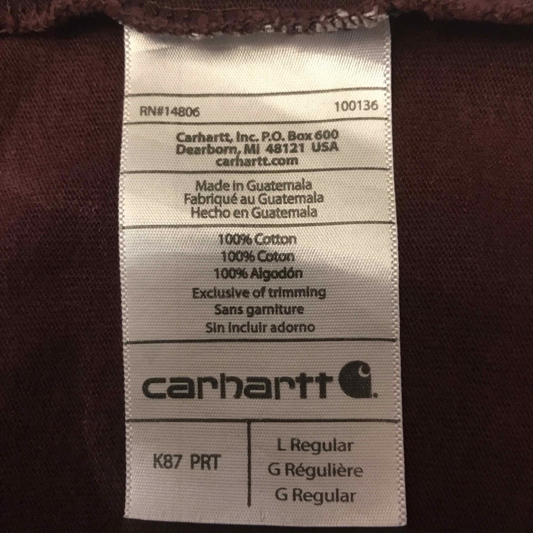 カーハート　tシャツ  XL メンズのトップス(Tシャツ/カットソー(半袖/袖なし))の商品写真