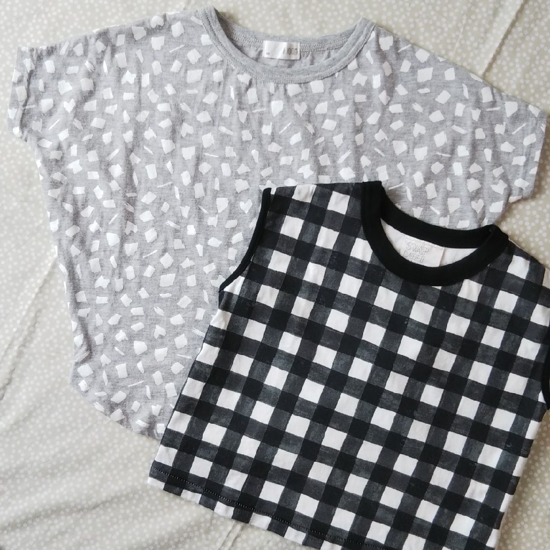 b.Room(ビールーム)のTシャツ  2枚セット  100cm キッズ/ベビー/マタニティのキッズ服女の子用(90cm~)(Tシャツ/カットソー)の商品写真