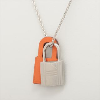 エルメス(Hermes)のエルメス オーケリーPM GP×革  オレンジ レディース ネックレス(ネックレス)