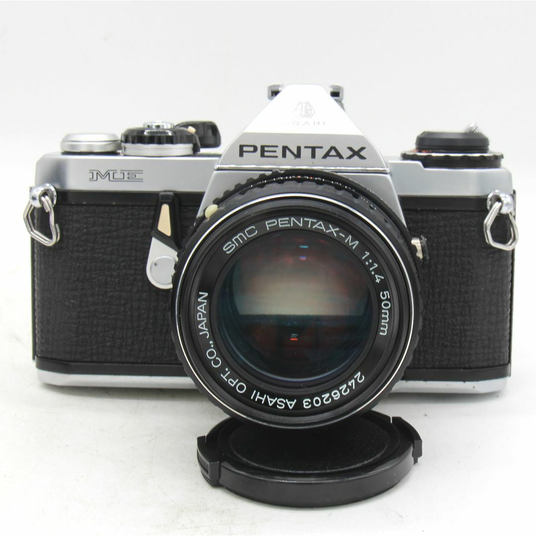 PENTAX(ペンタックス)のPentax ME + SMC Pentax-M 1:1.4 50mm 整備済 スマホ/家電/カメラのカメラ(フィルムカメラ)の商品写真