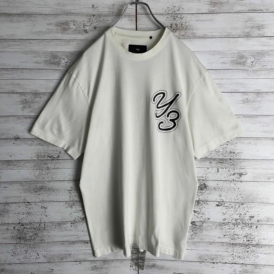 Y-3(ワイスリー)の9437【近年モデル】Y-3☆ワンポイントロゴ定番カラーtシャツ　入手困難 メンズのトップス(Tシャツ/カットソー(半袖/袖なし))の商品写真