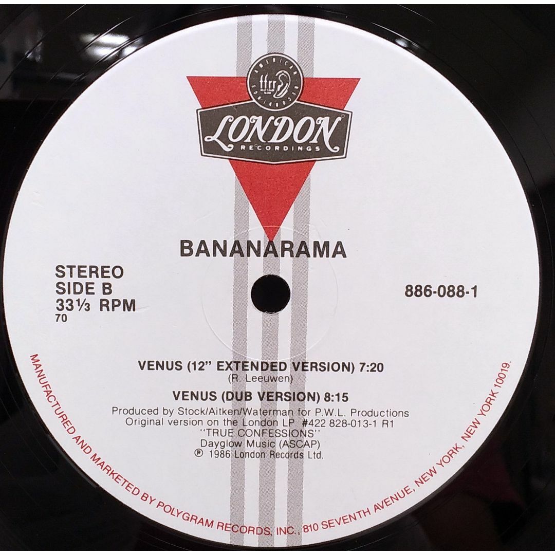 バナナラマ/ Bananarama　１２インチ「ヴィーナス/Venus」 エンタメ/ホビーのエンタメ その他(その他)の商品写真