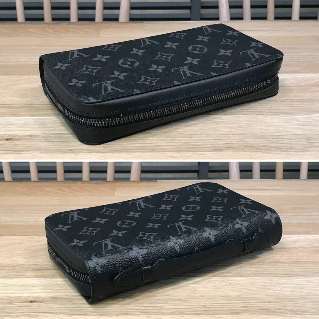 LOUIS VUITTON(ルイヴィトン)の新品同様 ルイヴィトン 現行 エクリプス ジッピーXL ラウンドファスナー長財布 メンズのファッション小物(長財布)の商品写真