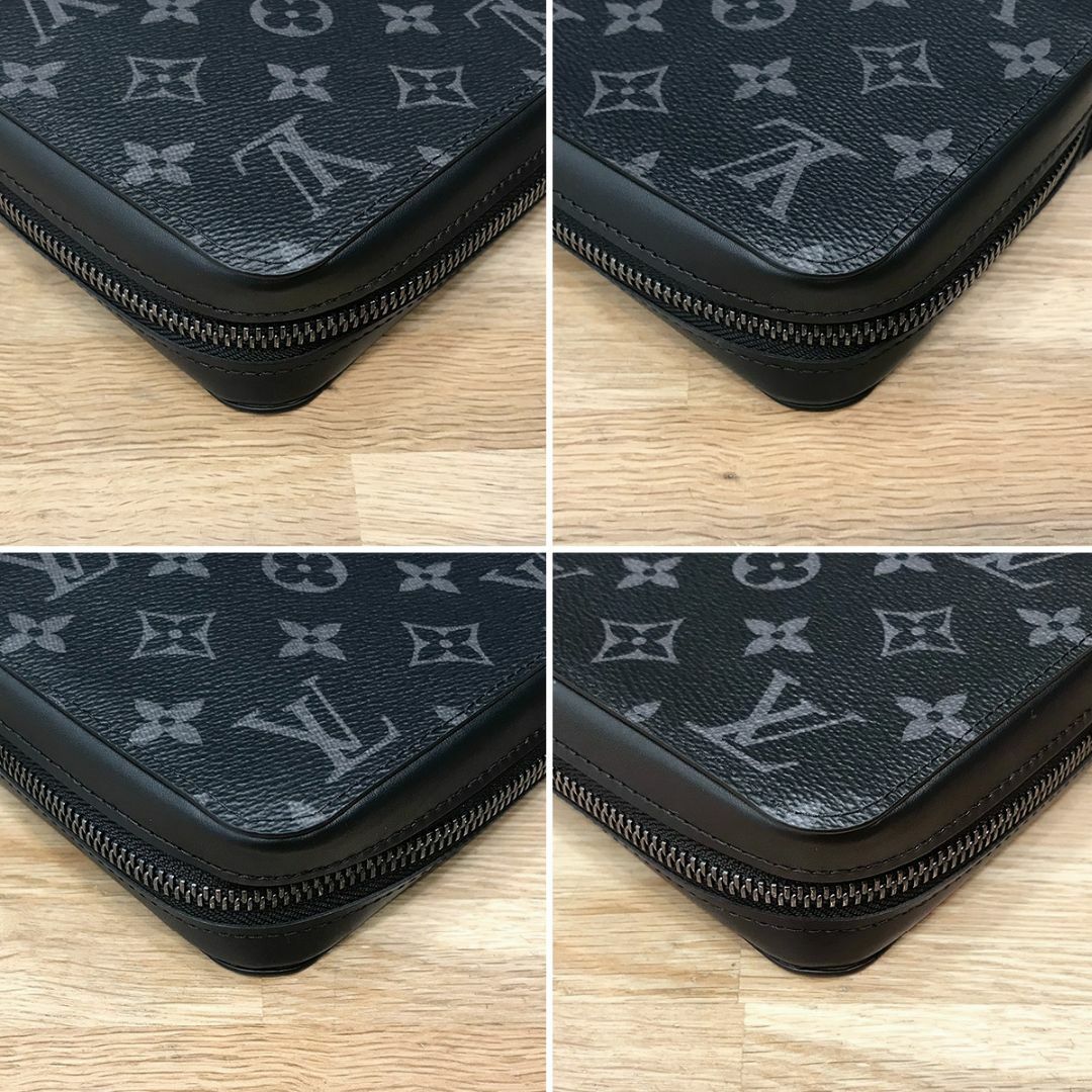 LOUIS VUITTON(ルイヴィトン)の新品同様 ルイヴィトン 現行 エクリプス ジッピーXL ラウンドファスナー長財布 メンズのファッション小物(長財布)の商品写真