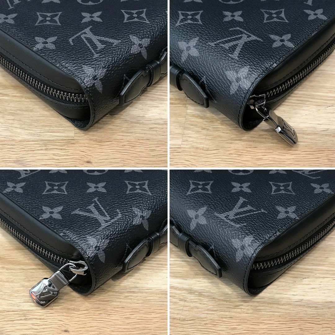 LOUIS VUITTON(ルイヴィトン)の新品同様 ルイヴィトン 現行 エクリプス ジッピーXL ラウンドファスナー長財布 メンズのファッション小物(長財布)の商品写真