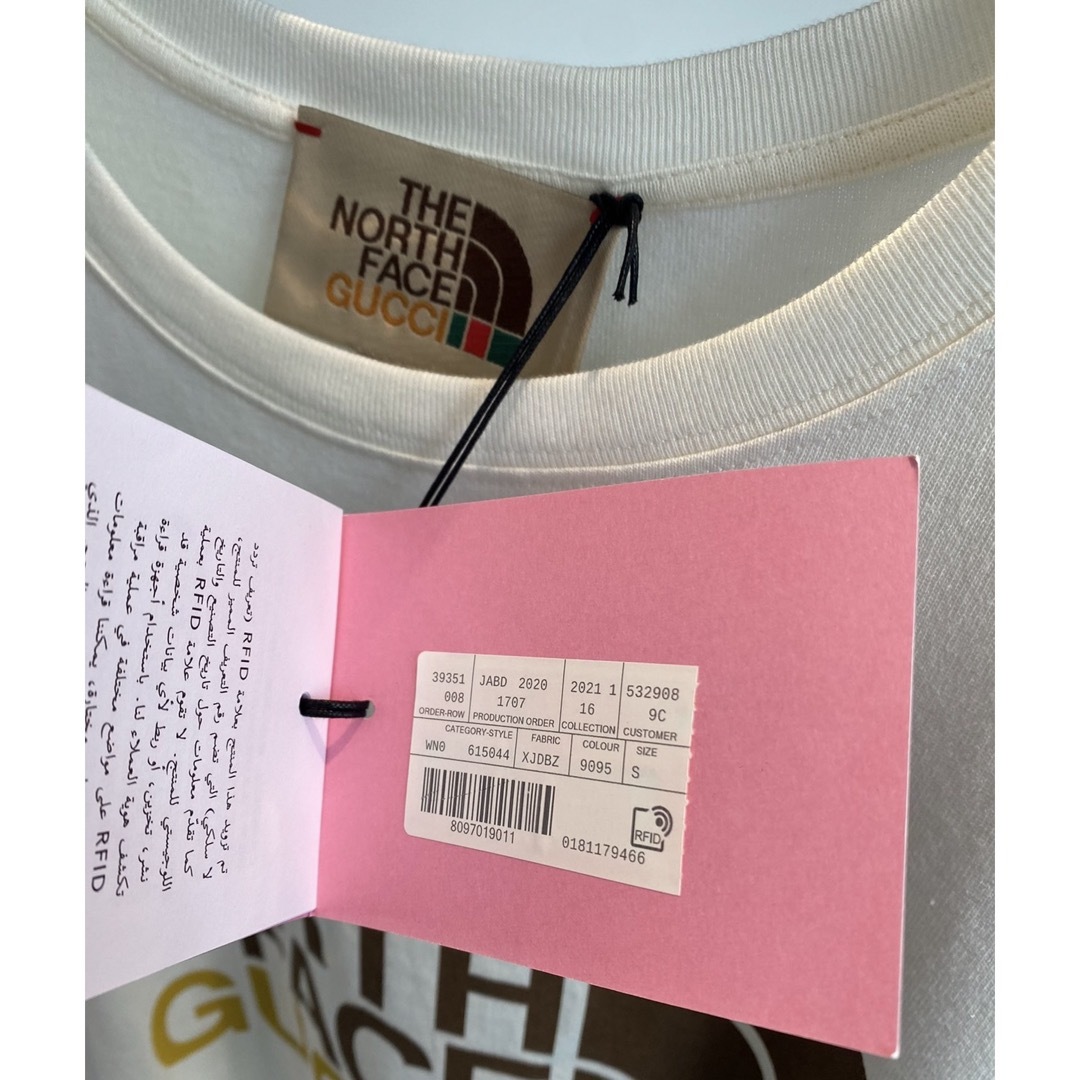 タグ付き THE NORTH FACE × GUCCI コラボ 半袖Tシャツ  メンズのトップス(Tシャツ/カットソー(半袖/袖なし))の商品写真