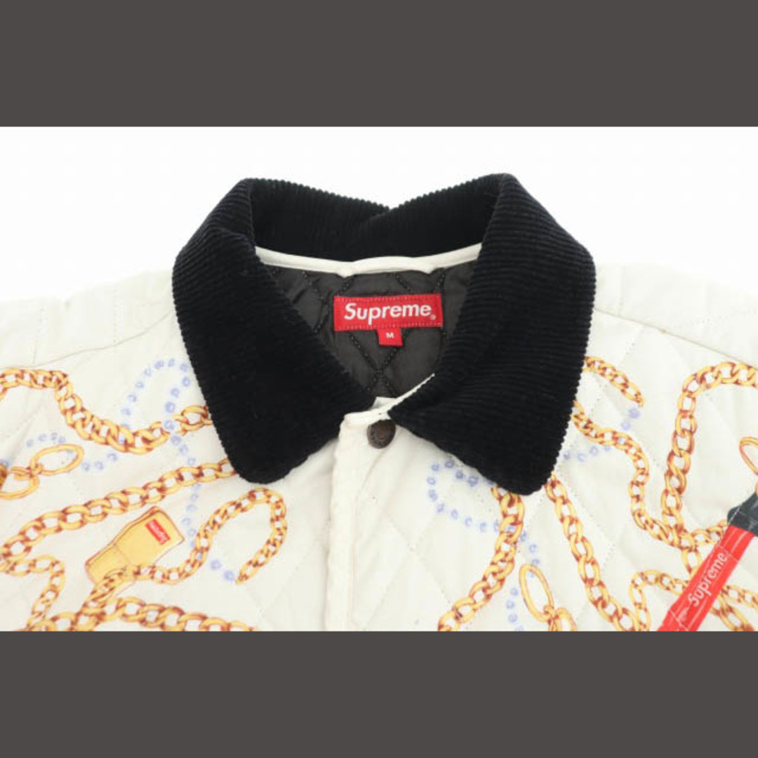 Supreme(シュプリーム)のシュプリーム 20AW チェーン柄 キルティング 中綿ジャケット M メンズのジャケット/アウター(その他)の商品写真