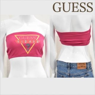 GUESS - 【タグ付き新品 S】GUESS × J BALBIN ロゴバンドゥトップス