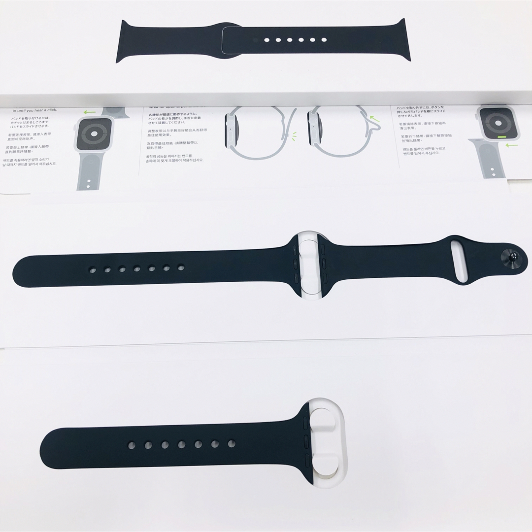 Apple Watch(アップルウォッチ)のスポーツバンド 黒40/41mm .アップルウォッチ apple watch スマホ/家電/カメラのスマートフォン/携帯電話(その他)の商品写真