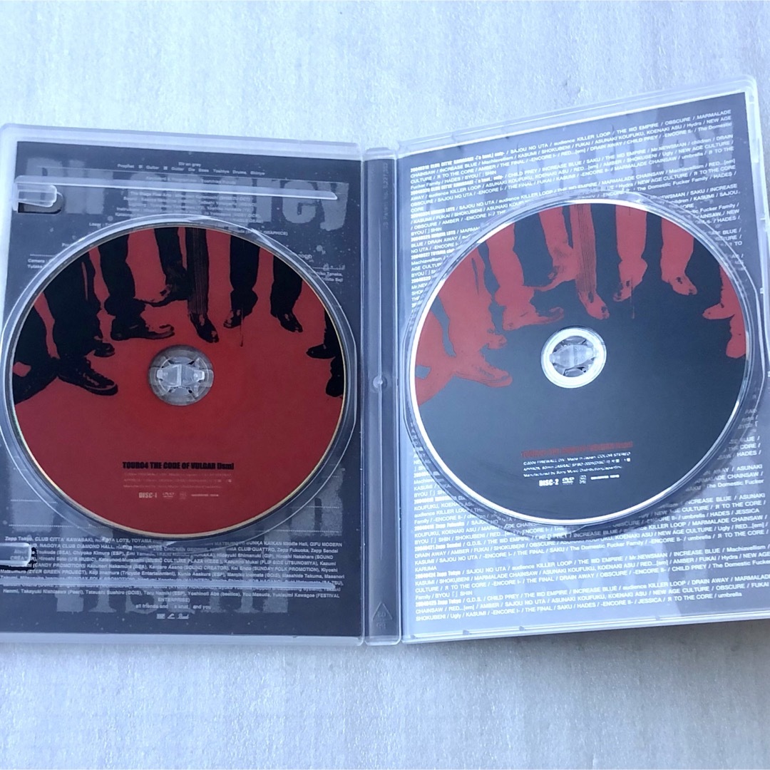 Dir en grey /TOUR04 THE CODE OF VULGAR エンタメ/ホビーのDVD/ブルーレイ(ミュージック)の商品写真