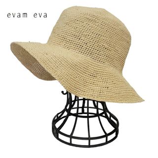 エヴァムエヴァ(evam eva)の【大人気完売品】日本製 エヴァムエヴァ evam eva パナマハット 帽子(ハット)