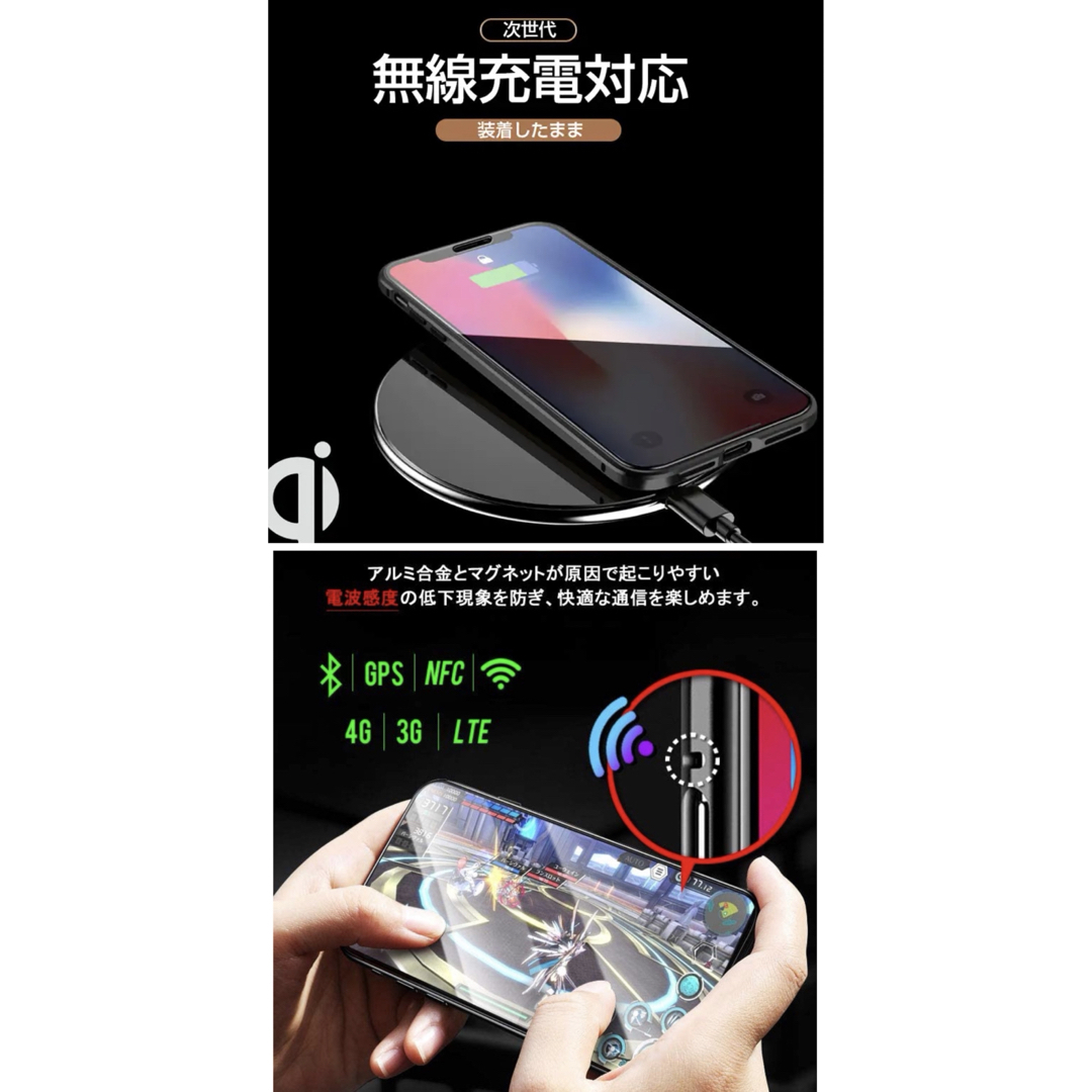 iPhone12 iPhone12Pro アルミバンパー　アルミ　メタルフレーム スマホ/家電/カメラのスマホアクセサリー(iPhoneケース)の商品写真