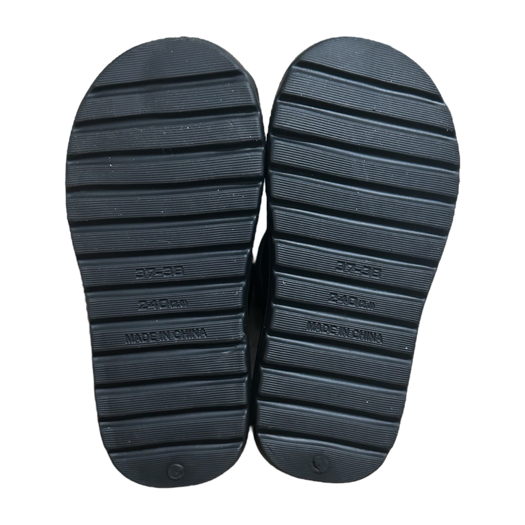 サンダル 厚底 ブラック バンド付き 新品 未使用 レディースの靴/シューズ(サンダル)の商品写真