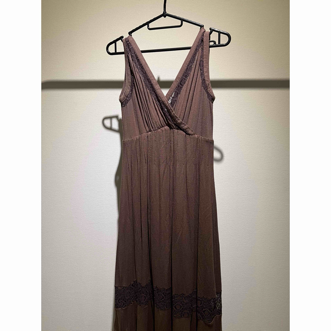 Her lip to(ハーリップトゥ)のHerlipto Lace-trimmed Jersey  Long Dress レディースのワンピース(ロングワンピース/マキシワンピース)の商品写真