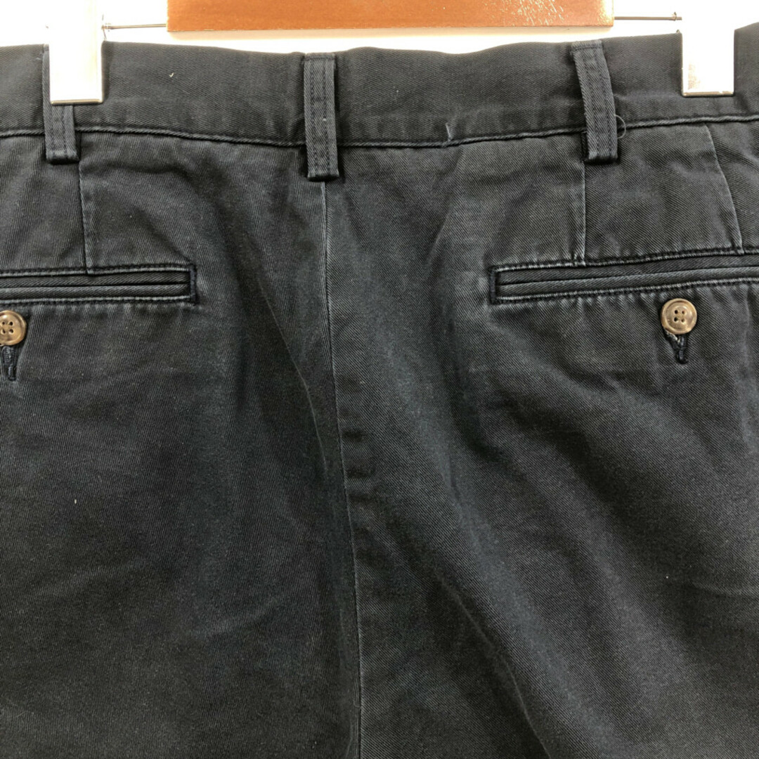 POLO RALPH LAUREN(ポロラルフローレン)のPolo by Ralph Lauren ポロ ラルフローレン チノショートパンツ ネイビー (メンズ W34) 中古 古着 Q6471 メンズのパンツ(ショートパンツ)の商品写真