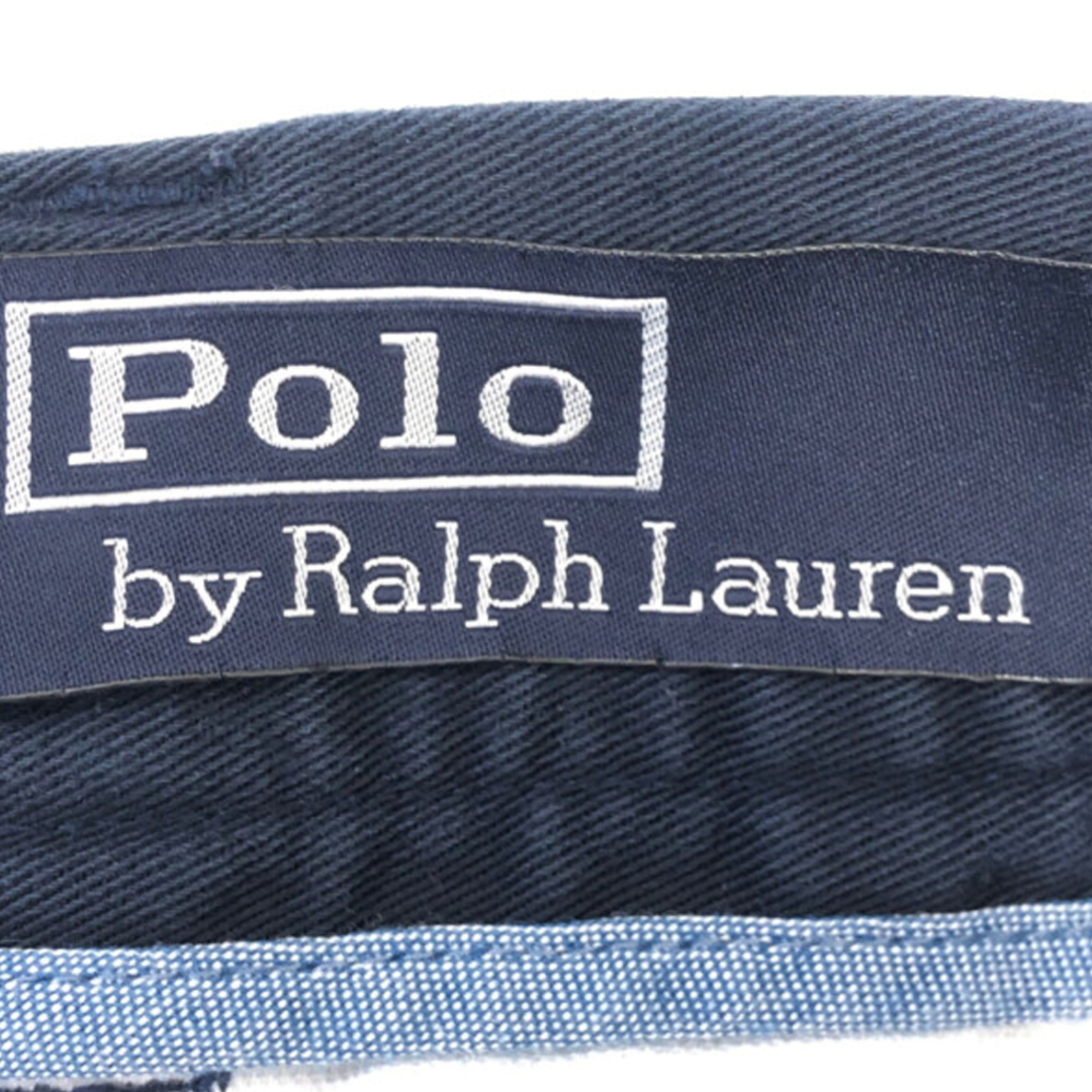 POLO RALPH LAUREN(ポロラルフローレン)のPolo by Ralph Lauren ポロ ラルフローレン チノショートパンツ ネイビー (メンズ W34) 中古 古着 Q6471 メンズのパンツ(ショートパンツ)の商品写真