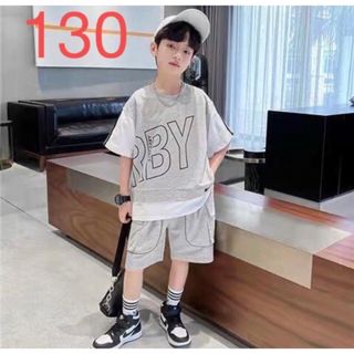 KSFA041子供服 上下セット Tシャツ+半パン 2点セット 春夏(Tシャツ/カットソー)