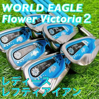 【貴重】レディース レフティ アイアン　WORLD EAGLE 6本セット　L(クラブ)