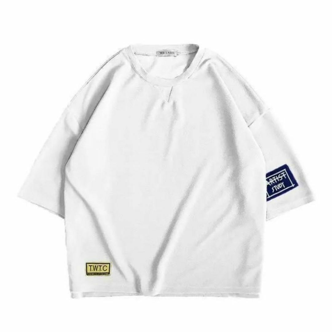 メンズ  Tシャツ ビッグ オーバーサイズ 半袖 白 ホワイトストリート 2XL メンズのトップス(Tシャツ/カットソー(半袖/袖なし))の商品写真