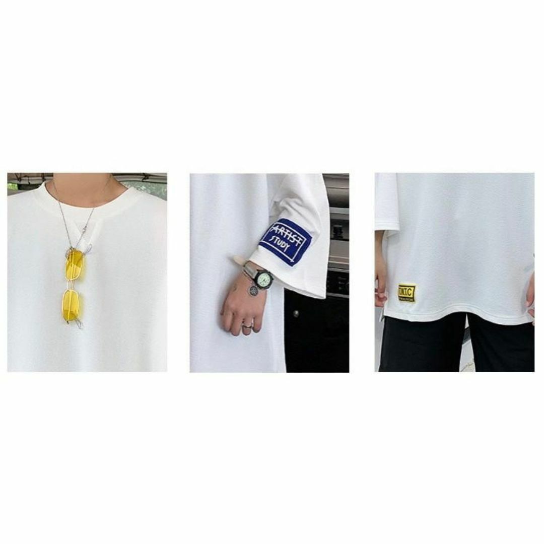 メンズ  Tシャツ ビッグ オーバーサイズ 半袖 白 ホワイトストリート 2XL メンズのトップス(Tシャツ/カットソー(半袖/袖なし))の商品写真