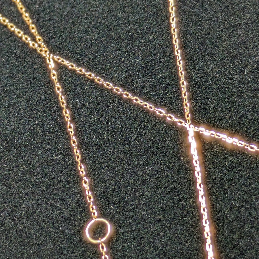 4℃(ヨンドシー)の683 Canal4℃色石ダイヤネックレスK10PGピンクゴールド レディースのアクセサリー(ネックレス)の商品写真