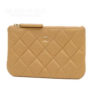 シャネル(CHANEL)のシャネル マトラッセ コインケース レザー ゴールド ゴールド金具(コインケース)