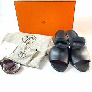 エルメス(Hermes)の未使用 エルメス HERMES リザード キュートサンダル 35(ミュール)