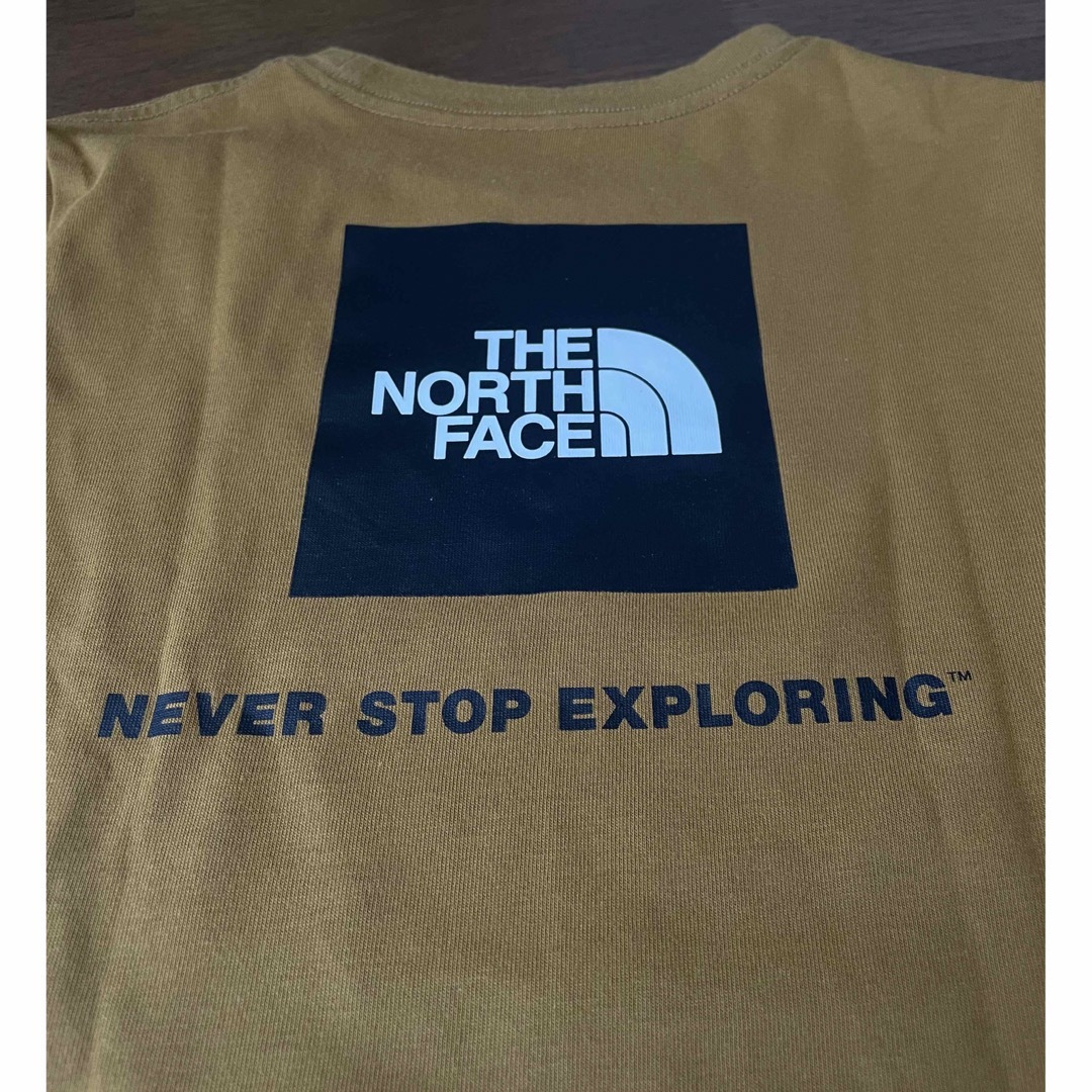 THE NORTH FACE(ザノースフェイス)のちぐ様専用⭐︎美品⭐︎ノースフェイス　ゴールデンブラウン　Tシャツ　120 キッズ/ベビー/マタニティのキッズ服男の子用(90cm~)(Tシャツ/カットソー)の商品写真