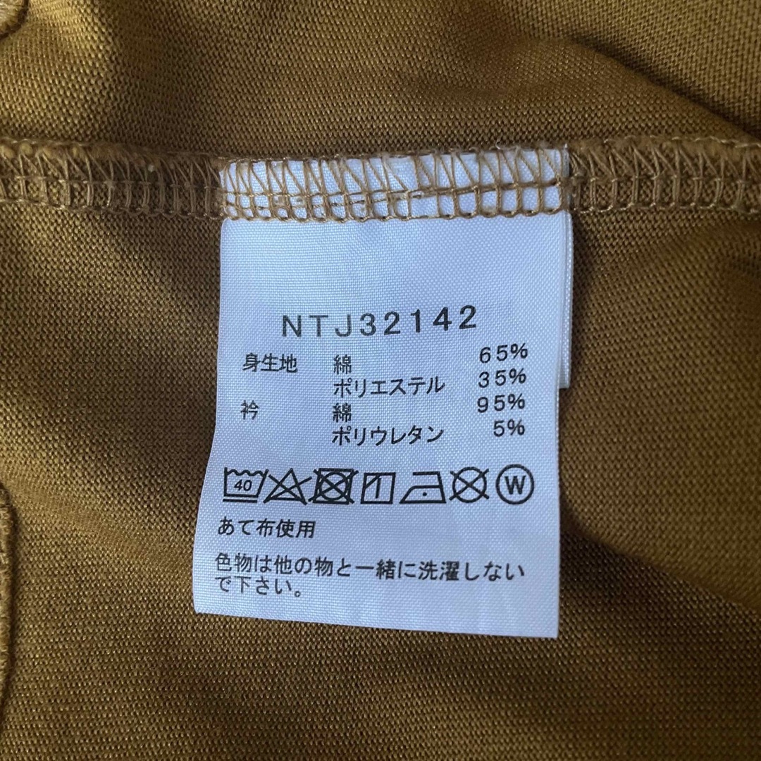 THE NORTH FACE(ザノースフェイス)のちぐ様専用⭐︎美品⭐︎ノースフェイス　ゴールデンブラウン　Tシャツ　120 キッズ/ベビー/マタニティのキッズ服男の子用(90cm~)(Tシャツ/カットソー)の商品写真