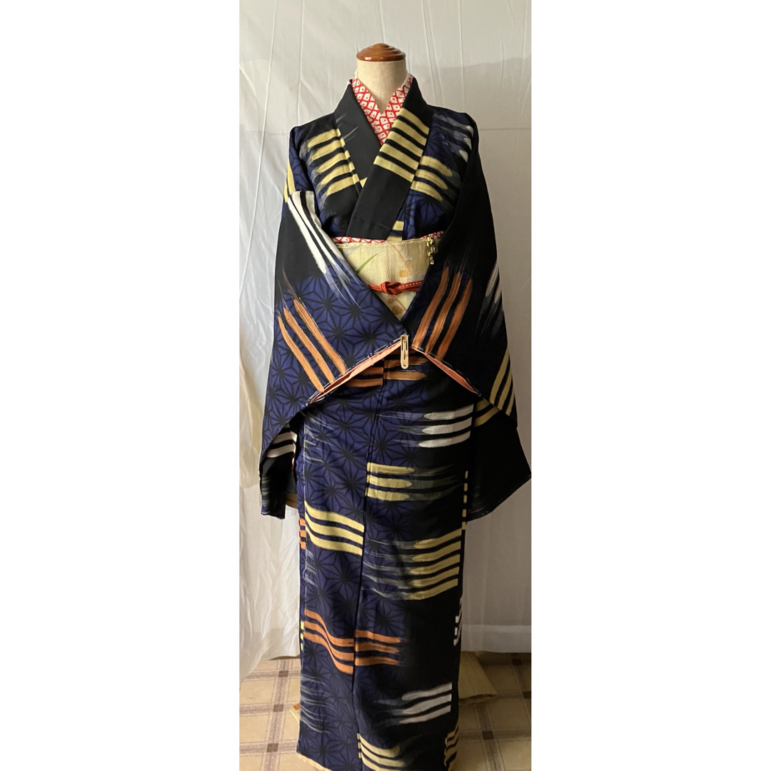 アンティーク正絹袷着物セット レディースの水着/浴衣(着物)の商品写真