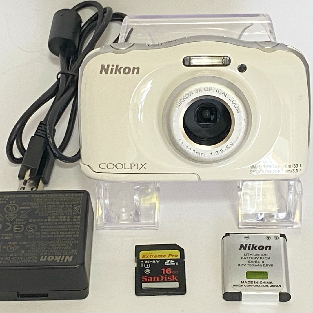 Nikon(ニコン)のNikon coolpix W150 ニコン　デジカメ　SDカード付【16GB】 スマホ/家電/カメラのカメラ(コンパクトデジタルカメラ)の商品写真