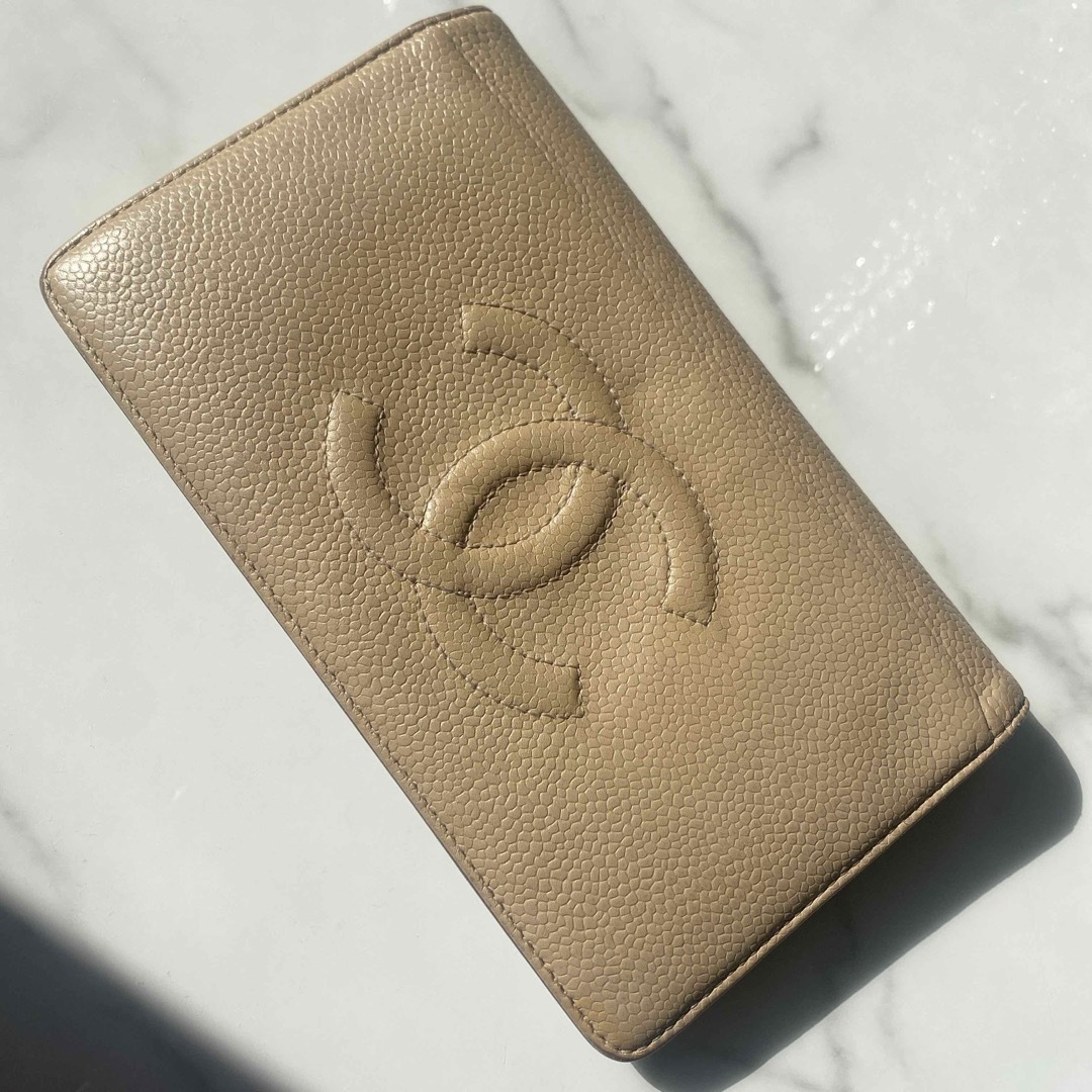 CHANEL(シャネル)のCHANEL キャビアスキン　長財布 レディースのファッション小物(財布)の商品写真