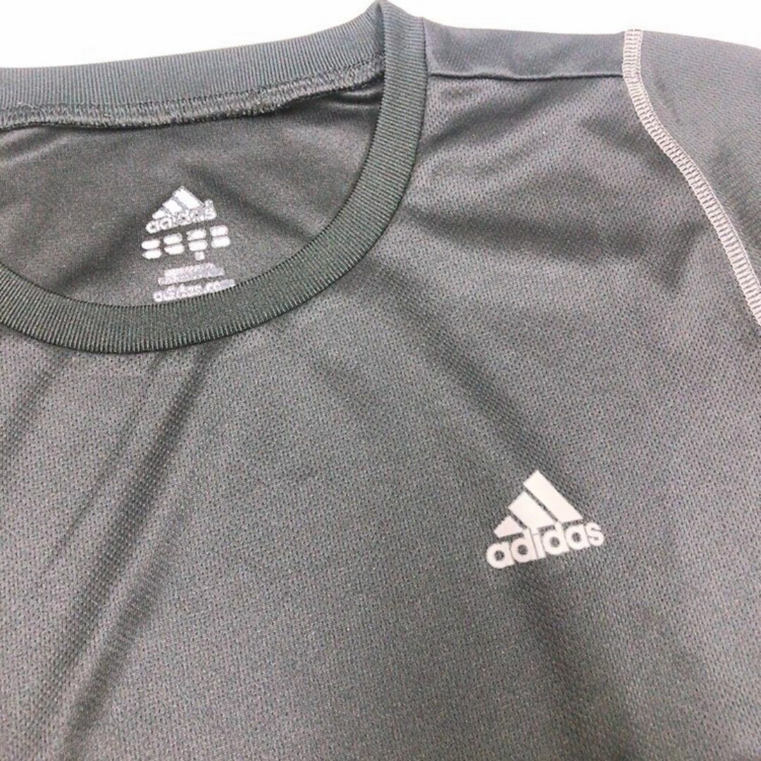 adidas(アディダス)のadidas♡定番スポーツTシャツ♡ブラックS♡ウォーキング♡ジム♡アディダス♡ レディースのトップス(Tシャツ(半袖/袖なし))の商品写真