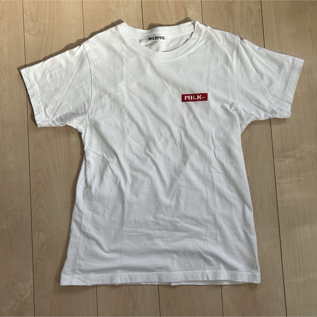 MILKFED.(ミルクフェド)のミルクフェド　白　Tシャツ レディースのトップス(Tシャツ(半袖/袖なし))の商品写真