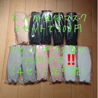 新品未開封 大人用立体マスク  ２セット