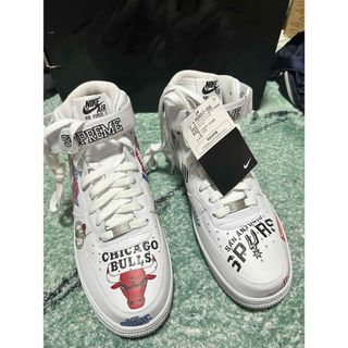 ナイキ(NIKE)のSupreme × NBA ×Air Force 1 Mid 07 White"(スニーカー)